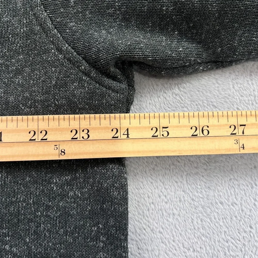 Swannies Sweater Mens 2XL Gray-Blue Wolff Fleece Pullover Long Sleeve 1/4 Snap‎